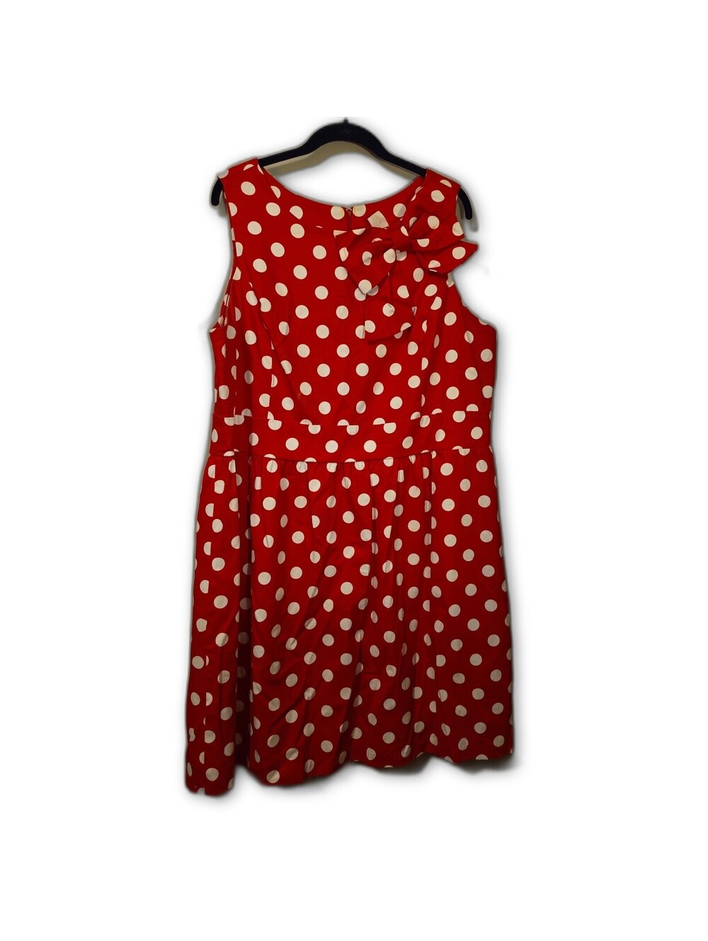 Ixia Women's Polka Dot Red Dress Size 3x Pre-Owned excellent Condition